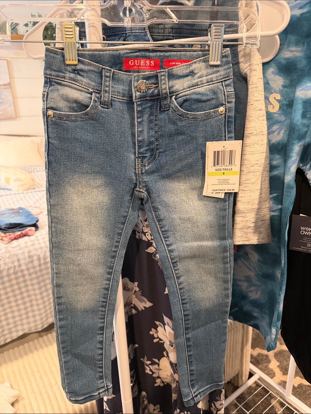 GUESS Light Blue Skinny Jeans for Girls